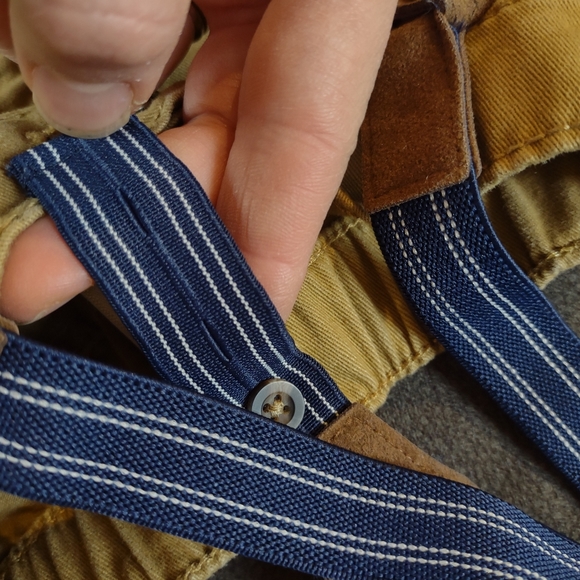 3/$20 carter's3M boys pants and suspenders set - Picture 3 of 4